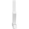 Ekena Millwork Kennewick Architectural Grade PVC Gable Bracket, 72"W x 36"H x 4"D x 4"F, 12/12 Pitch GBP072X36X0404KEN00 - alternate 2